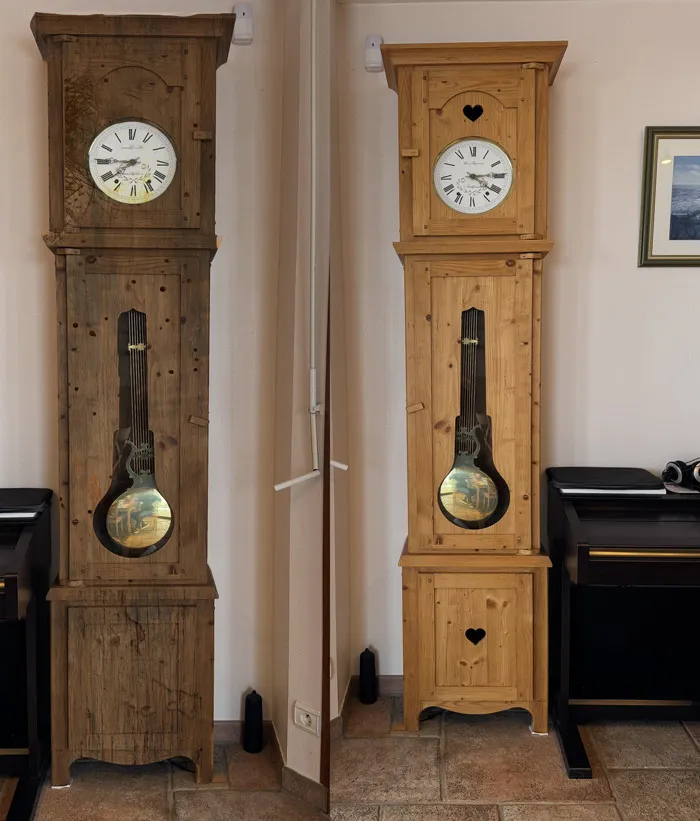 Détail d'un mouvement mécanique : révision horlogerie à Égly