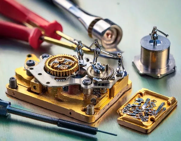Réglage et remise en marche d'une horloge : révision horlogerie à Égly